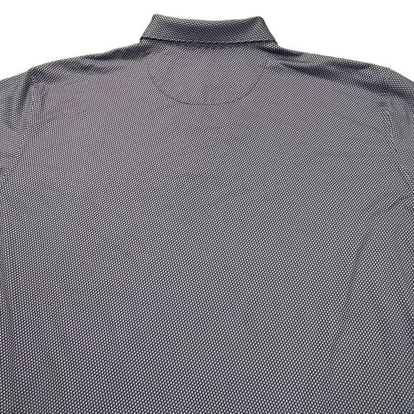 Peter Millar Summer Comfort Polo Shirt Mens XL All Over Geo Print Golf Stretch - Picture 5 of 10